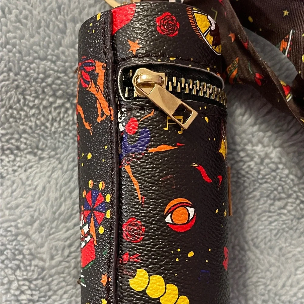 Vogue New Famous Bag Charm “Vintage Circus “Mini Scarf Barrel -zipper